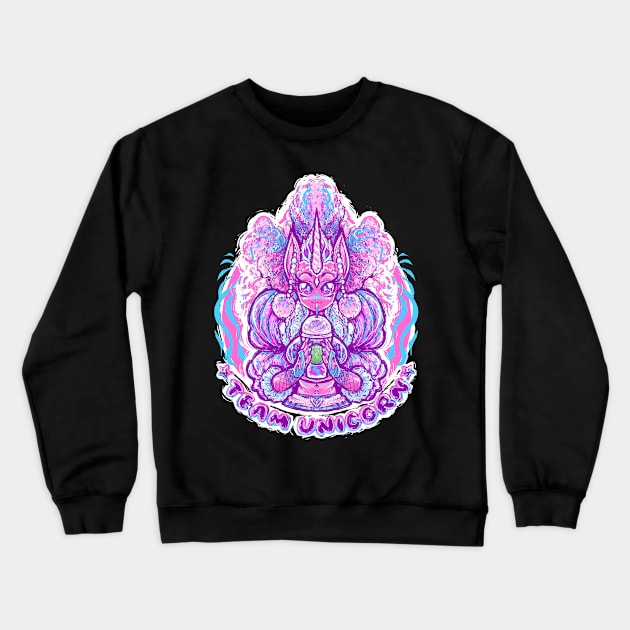 Team Unicorn Crewneck Sweatshirt by pbarbalios